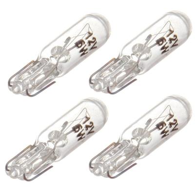 China Car Light T5 W5W 17 86 206 White 12V 3W Car Halogen Bulb Instrument Cluster Gauge Automotive Dashboard Lamp for sale