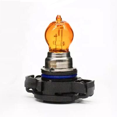 China Amber Automotive Tail Fog Light Halogen Bulb Lamp Glass Halogen Headlight Lamp PSY24W 12V 24W Car Signal Light Bulb for sale