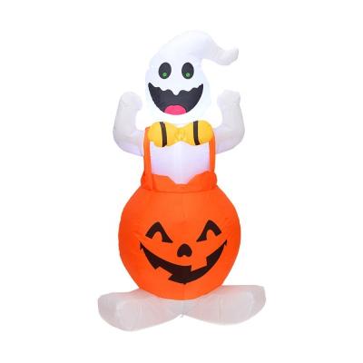 China Halloween Inflatable Outdoor Yard Decoration Upgraded Halloween Inflatable Halloween Pumpkin Light Halloween Outdoor Yard Decoration Inflatable Pumpkin Explosion Ghost On Pumpkin for sale