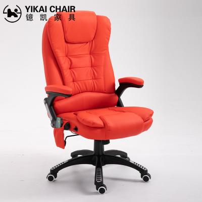 China (Size) Hot Selling Adjustable High Design Massage Chair Back Office Chair Massage With Massage Heater Function for sale