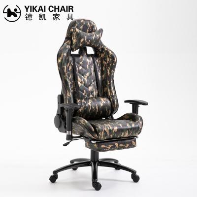 China (Size) Anji Manufacture High Back Camouflage Adjustable Gaming Chair Racing Ergonomic Chair for sale