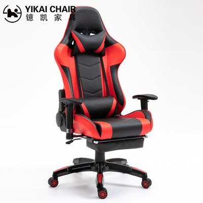 China (Height) Attractive Price Adjustable 180 Degree Recline Ergonomic Design PC Gaming Chair With Footrest for sale