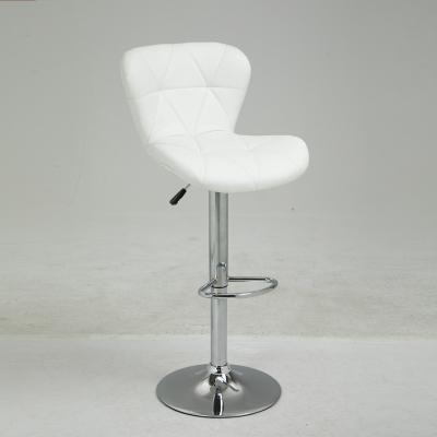 China Bar Furniture Modern Design Countertop Umpire Chair Bar Stool White With Back for sale