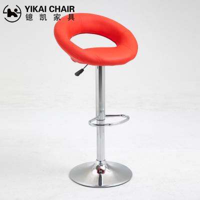 China European high quality PU leather bar stool modern swivel bar stools for kitchen for sale