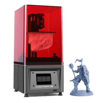 China 3D Pro 3D Printer ELEGOO Mars 2 High Resolution 200*70*155cm 6.08 Inch LCD 3D Printer Resin 3D Printer UV Photocuring 3D Drucker 3D Printer for sale