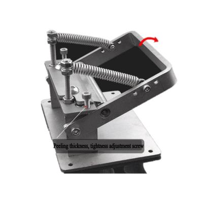 China Manual Leather Peeling Machine Leather Splitter Machine Shoe Leather Cutting Machine for sale