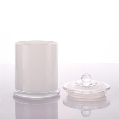 China Wholesale Home Fragrance Home Candle Decoration BOYE Glass Jars With Glass Lids For Candle Making for sale