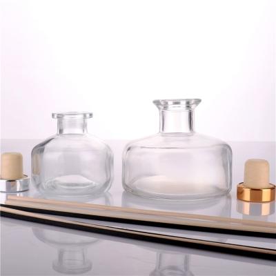 China Hot Home Decoration 180ml Rotated Clear Transparent Tubular Diffuser Glass Bottle For Fragrance Diffuser for sale