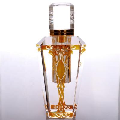 China BOYE 3ml Personal Care Manufacturer Fancy Design Arab Essential Oil K9 Glass Crystal Perfume Bottles for sale