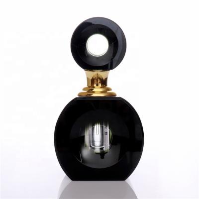 China Personal Luxury High Quality Essential Oil Crystal Perfume Bottle Black 3ml BOYE Attar Skincare for sale