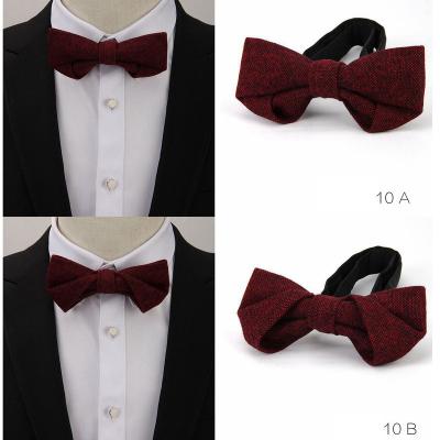 China Handmade high quality men's wool jacquard luxury bow tie bow tie for wedding party gift fashion accessories for sale