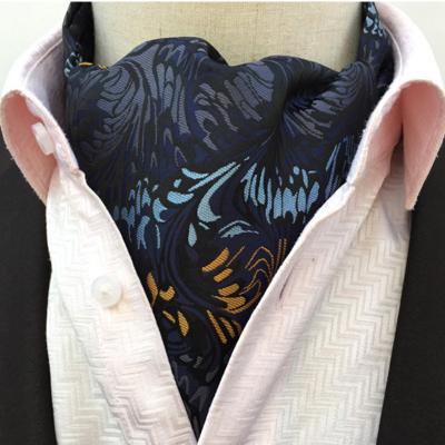 China Trendy Fashion Style Custom Design Colorful Silk Paisley Jacquard Neckerchief Neckerchief Neckerchief For Men for sale