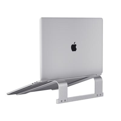 China Ergonomic Portable Aluminum Metal Riser Notebook Laptop Holder Detachable Stand for sale