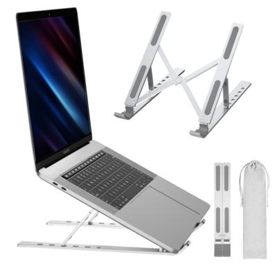 China (Height) Best Adjustable Cooling Pad Cooling Stand For Laptop Mini Metal Aluminum Stand For Laptop suuzhou for sale