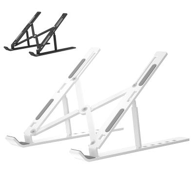 China Cheap Price Adjustable Foldable Portable ABS OEM/ODM Laptop Stand (Height) Desk Stand for sale