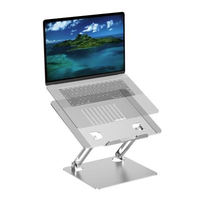 China Portable Folding Laptop Stand Aluminum Alloy Laptop Stand (Height) Newest Adjustable Ergonomic Laptop Stand for sale