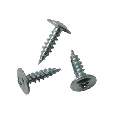 China Round Phillips Tapping Screw 4.2MM Pan Cake Head Zinc Plated for sale