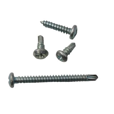 China HEX Pan Head Zinc Plated Self Drilling Nail Screw for sale