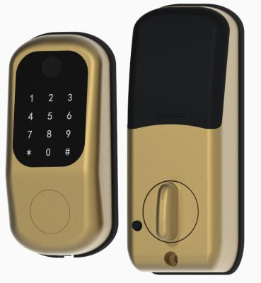 China Intelligent Digital safe Door Lock wireless Keyless Touching Password APP Security TTlock for sale