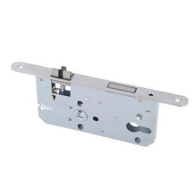 China Security Door 304 Stainless Steel Lock Body Anti-Theft Door Lock Body General Single/Double Live Anti-Insert Card Lock-Body for sale