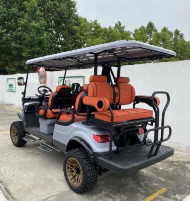 中国 6 Seater Electric Golf Cart 72V 4 Wheel Disc Brake 10 Inch Display 6 Person Lifted 販売のため