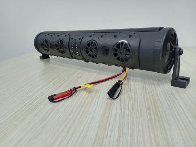 China Amplificado Powersports Bluetooth 8 alto-falante Soundbar à prova d'água à prova de areia com iluminação LED à venda