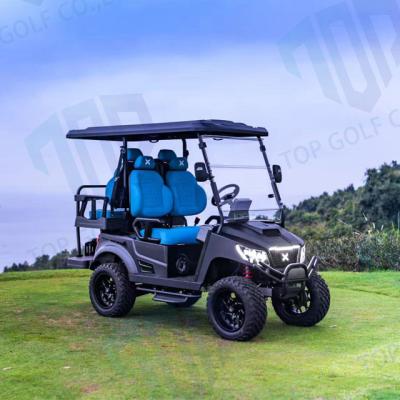 China 2024 Elektro 30mph TOP Golf Cart Anpassbar Farbe High End Upgradable XL Cart zu verkaufen