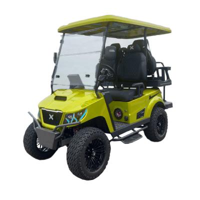 China Top Golf Brand Lifted 4 Passenger Golf Car Brand Hunting Buggy New 4 Wheel Electric Club Car Golf Cart For Sale for sale