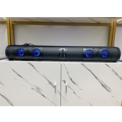 China Golf Cart Soundbar With Amplified BT Connector And Waterproof 8 Speaker LED Lighting for sale