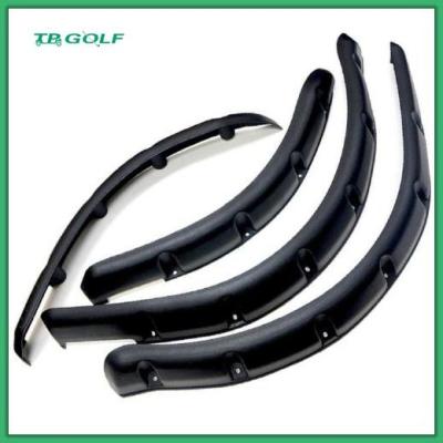 China Front And Rear Golf Cart-het Stootkussen flakkert Zwart Plastiek met het Opzetten van Hardware Te koop