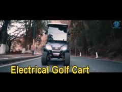 Regenerative Brake Electrical Golf Cart 48V Lithium Battery 80km Range