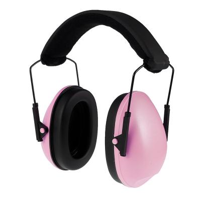 China Loud Environment Customized Noise Reduction Earmuffs For Children Low Price Kids Earmuffs Pink Safety Earmuffs for sale