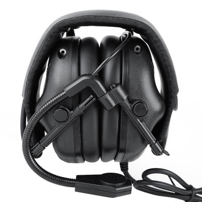 China Wholesale Portable Hunting Tactical Headset Microphone Noisy Environment Ear Muffs Protective Tactical Ear Muffs Suppliers for sale