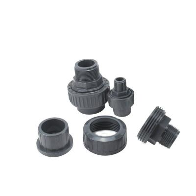 China Cheap Water Pipe Plastic Connector Unions ABS Male Thread Cheap Plastic Tube Adapter Gray Garden Irrigation Fittings Parts for sale