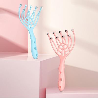 China Factory Supply Fashionable Realistic Scalp Firect Factory Stress Scalp Massager Customizable Anti Bead Scratcher Fingers For Deep Relaxation for sale