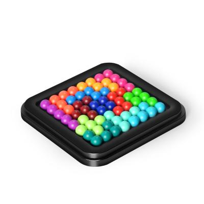 China Hot Selling Amazon Family Interactive Rainbow Educational Smart Colorful Ball Matching Beads Break Chess Game For Kids Gift BL1558391 for sale