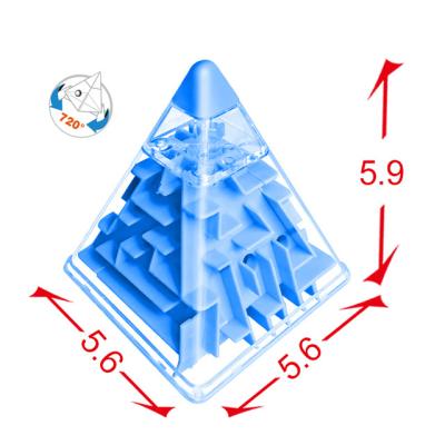 China Amazon Wholesaler Proschool Talent Development 3D Toys Funny Educational Promotional Plastic Pyramid Maze Magic Cube For Kid BL1544111 for sale