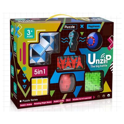 China Creative Amazon Novelty Toys Educational Development Decompression Around Little Ruler 4 Palm Magic Way Maze Cube Other Toys BL1544121 for sale