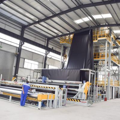 China 3 Layer Film 8 Meter HDPE Geomembrane Blowing Machine for sale