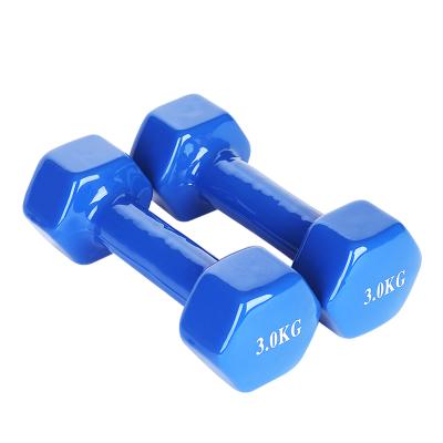 China Colorful Adjustable Plastic Dumbbell Weight Soft Hand Women Dumbbell For Bodybuilding Portable Dumbbell for sale