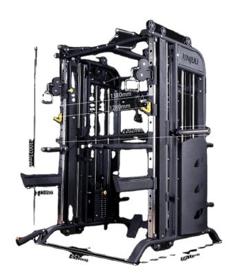 China Universal Multi Functional Home Cross Gym Fitness Crossover Cable 420kg Cable Trainer Blacksmith Machine For Home Gym Equipment for sale