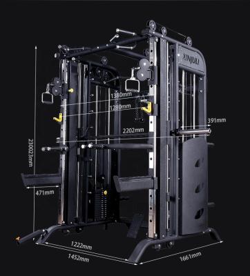 China Universal Super Multifunctional Weight Bearing Training and Fitness Equipment Smith Machine for Muscle Building and Fitness for sale