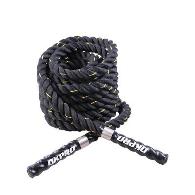 China Factory Price High Strength High Tensile Power Training Gym Polyester Rope Sports Exercise Battle Ropes For Fitness Equipments for sale