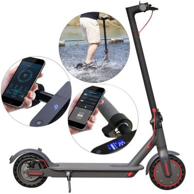 China Wholesale Price Unisex Goods Factory Design Alloy IP65 Waterproof Aluminum Space Saving Easy Carrying 3 Seconds To Fold Electric Scooter for sale