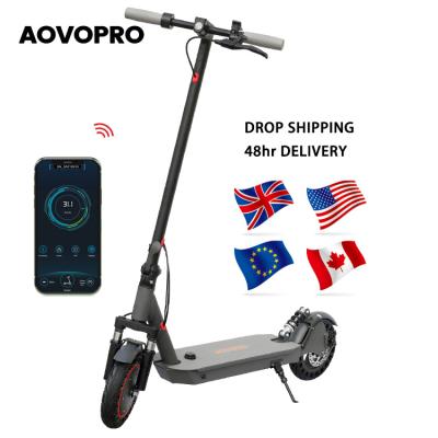 China LCD Display Screen + 10 Inch Aovo Pro Esmax Portable Scooter Dropship Off Road UK LED Light Off Road Foldable Electric Car Wholesale EU US Mobility for sale