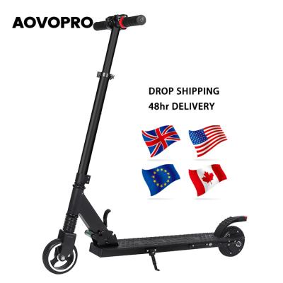 China LCD Display Screen + Aovo Mini Pro Electric Scooter 250w Official Wholesale Prices Dropship LED Light Folding New Kick Scooter For Kids Children Gifts for sale