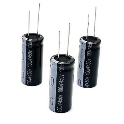 China For Lighting And Consumer Electronics High Voltage Aluminum Electrolytic Capacitor 350V450V 400V 450V Capacitor for sale