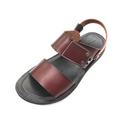 China Customized Waterproof Casual Sandal Handmade Leather Sandals For Men for sale