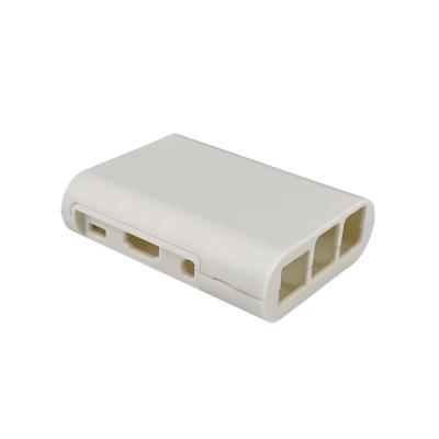 China Free shipping! Raspberry Pi 3 Case For Raspberry Pi 3B/2B/b+ White Shell + 3 Heatsinks Raspberry Pi 3 Case for sale