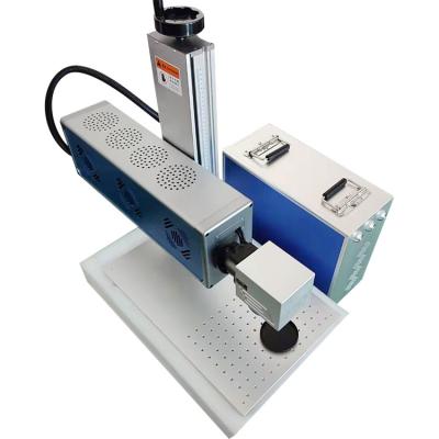 China Air Cooled Mini Portable CO2 Marking Wooden CO2 Laser Marking Machine for sale